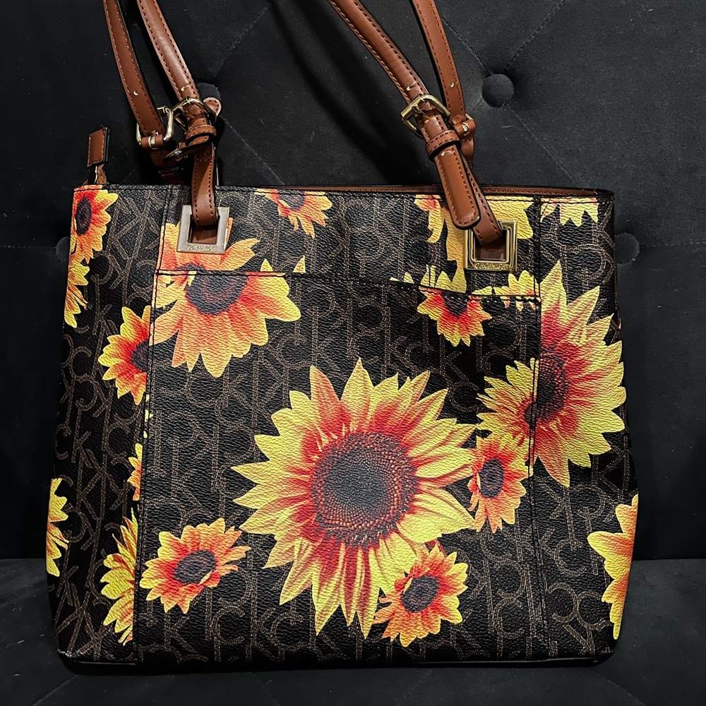 Calvin Klein sunflower purse